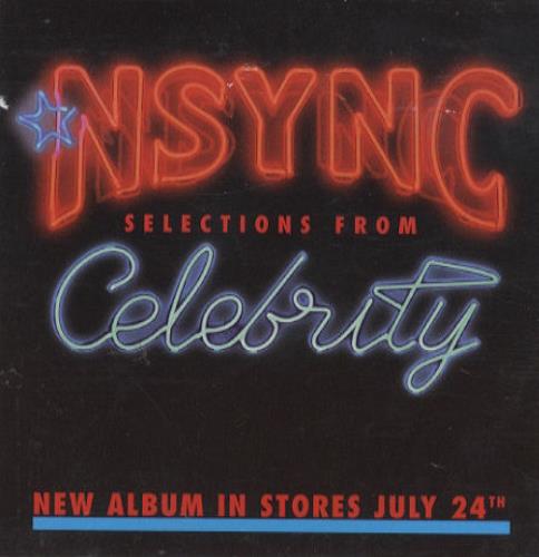 N Sync Selections From Celebrity US Promo CD single (CD5 / 5 N Sync Selections From Celebrity US Promo CD single (CD5 / 5